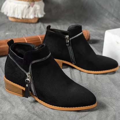 Valeria: Botas de Tacón Medio