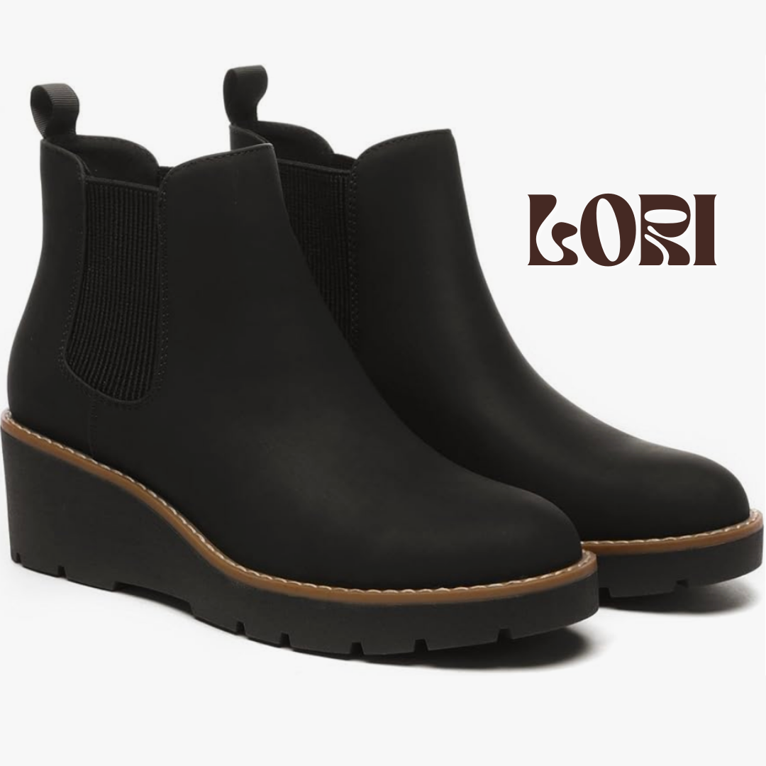 Lori | Botín impermeable con cuña ortopédica