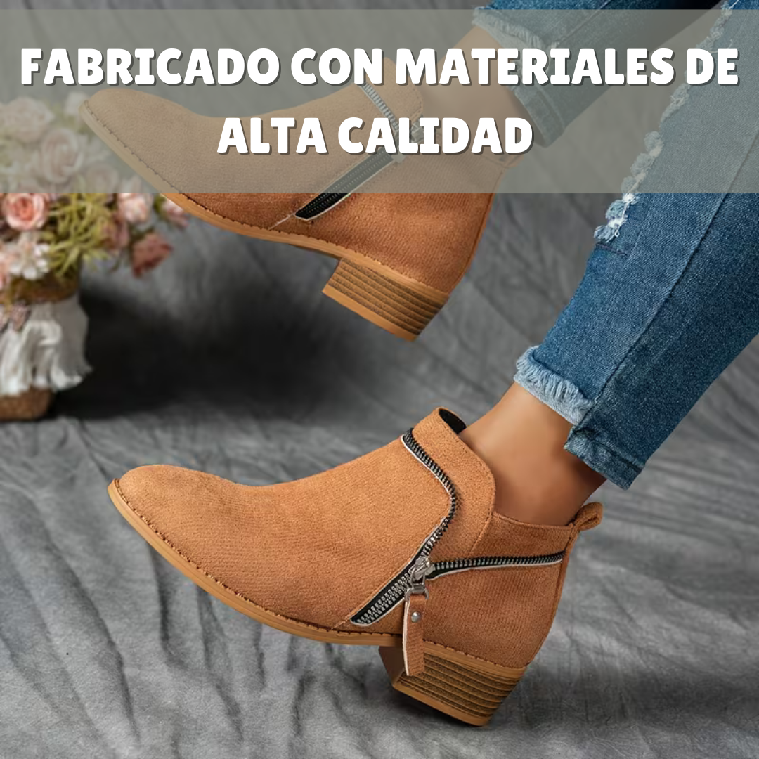Valeria: Botas de Tacón Medio