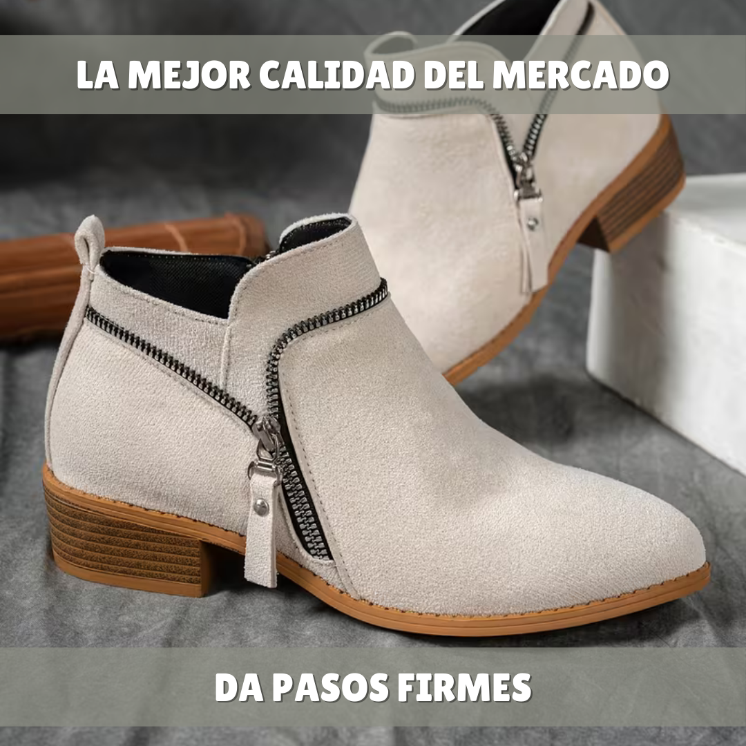 Valeria: Botas de Tacón Medio