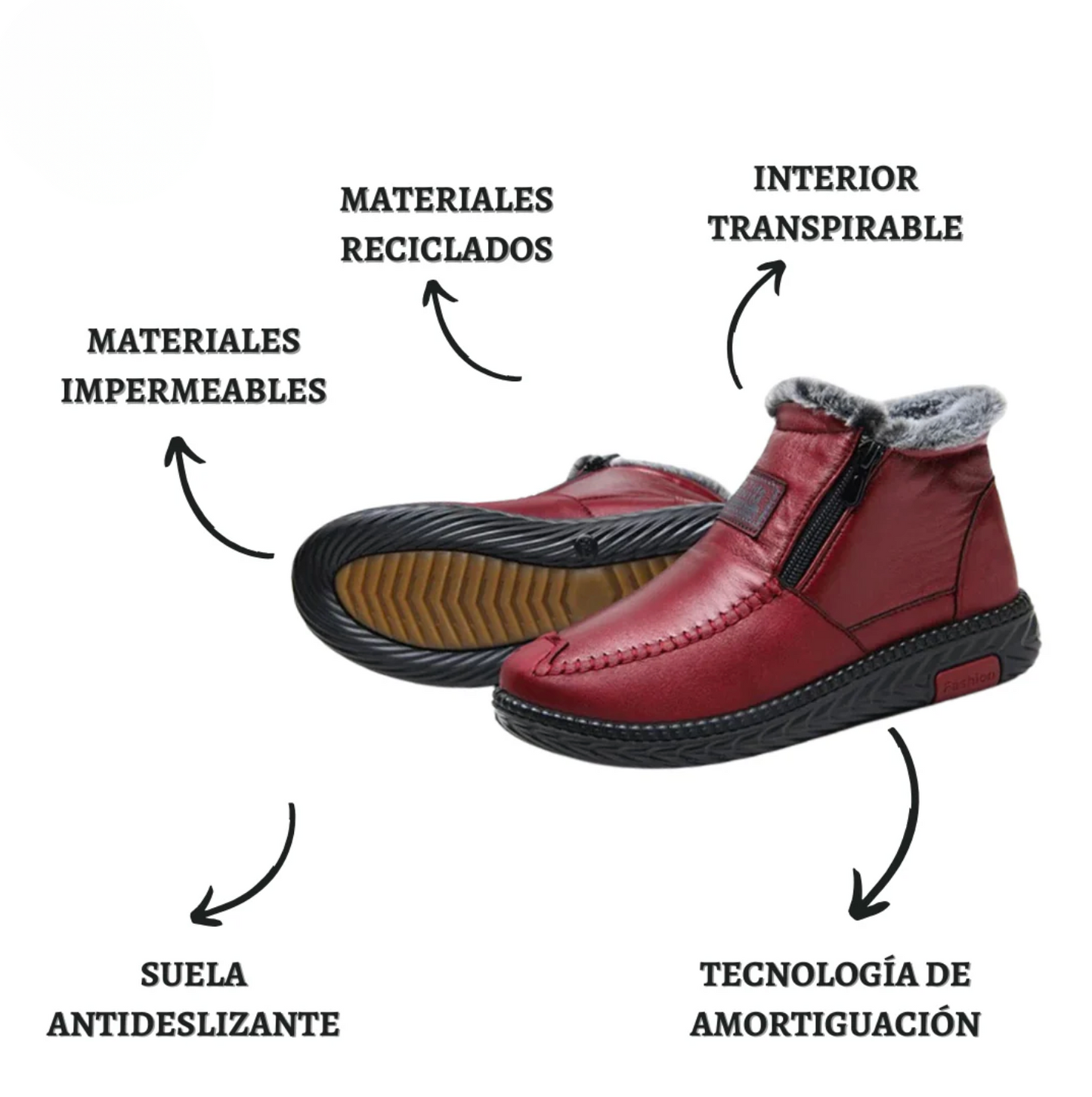 ComfyBots| Botas Polares de Cuero